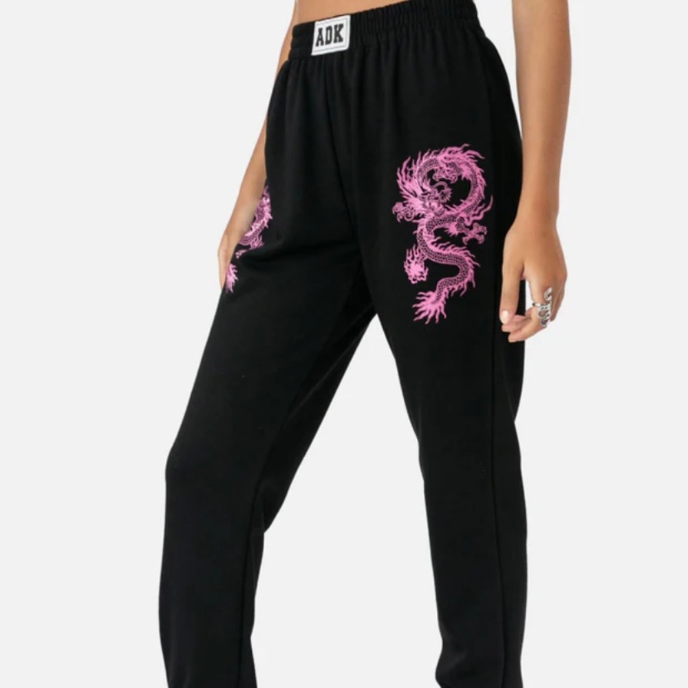 Adika Pink Dragon Sweatpants